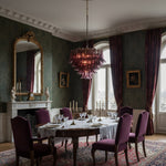 Amethyst Bloom Chandelier