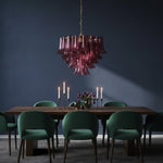 Amethyst Bloom Chandelier