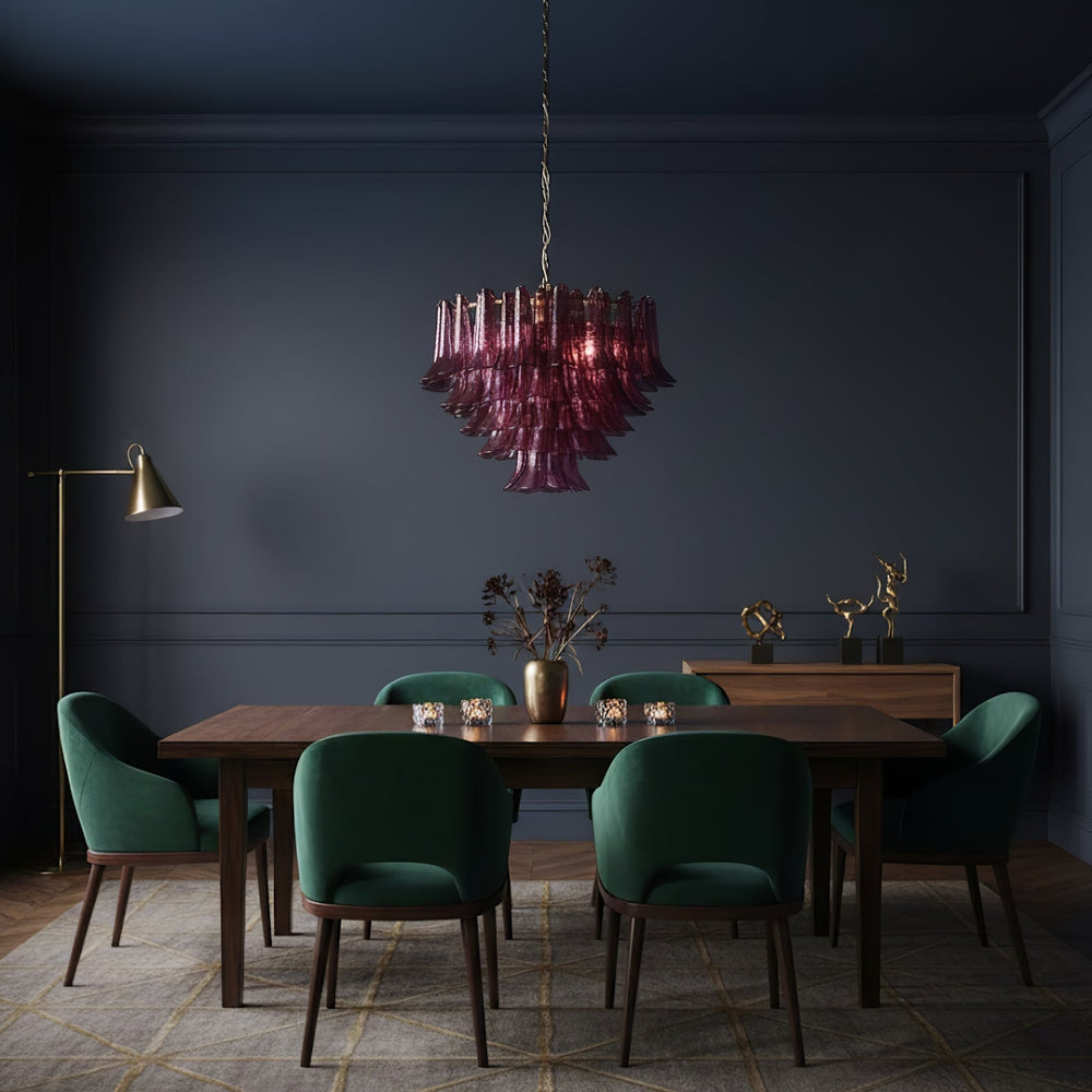 Amethyst Bloom Chandelier