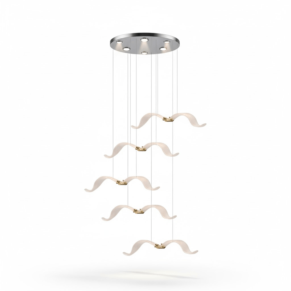 Large Seagull Chandelier