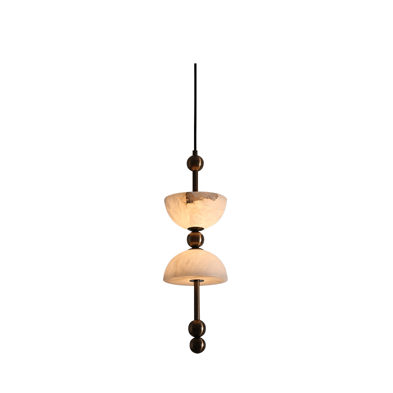 Duo Alabaster Pendant Lamp