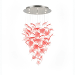 Multicolor Crystal Maple Leaf Chandelier