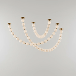 Pearl Necklace Balls Chandelier
