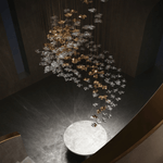 Tidal Art Glass Cluster Pendant – Sculptural Multi-Light