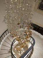 Tidal Art Glass Cluster Pendant – Sculptural Multi-Light