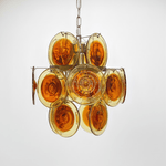 Mazzega Vistosi Glass Chandelier