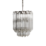 Transparant Glass Prism Chandelier