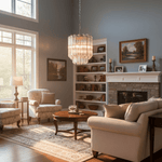 Transparant Glass Prism Chandelier