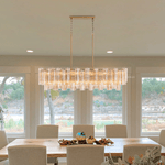 Eloria Glass Linear Chandelier