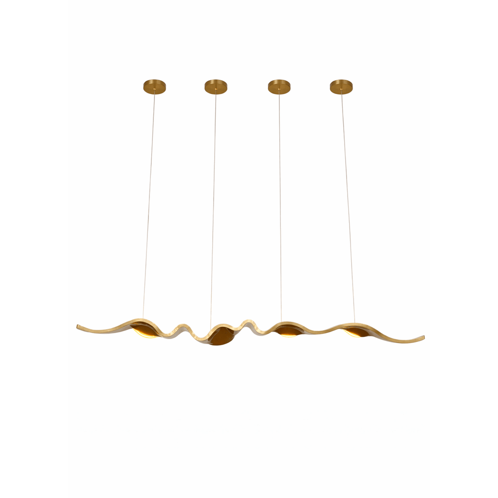 Gold Ribbon Chandelier