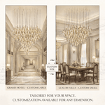 Vitara Glass Drop Chandelier