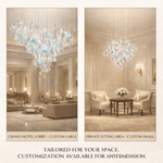 Iris Iridescent Blossom Chandelier