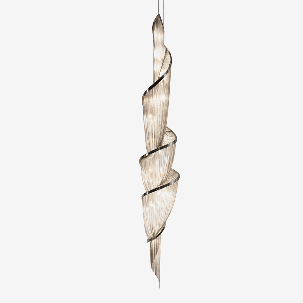Twilight Spiral Chain Chandelier