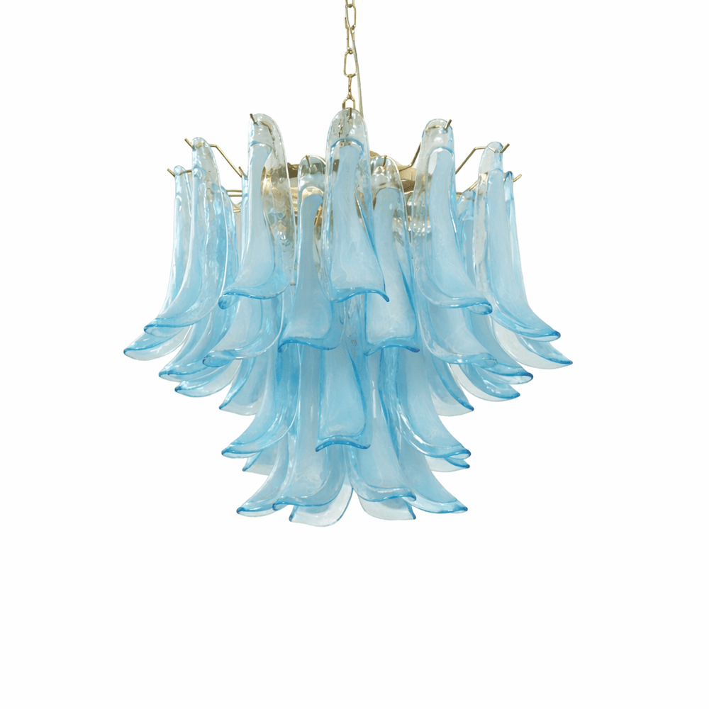 Azure Drift Glass Chandelier