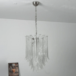 Silvae Veil Glass Chandelier