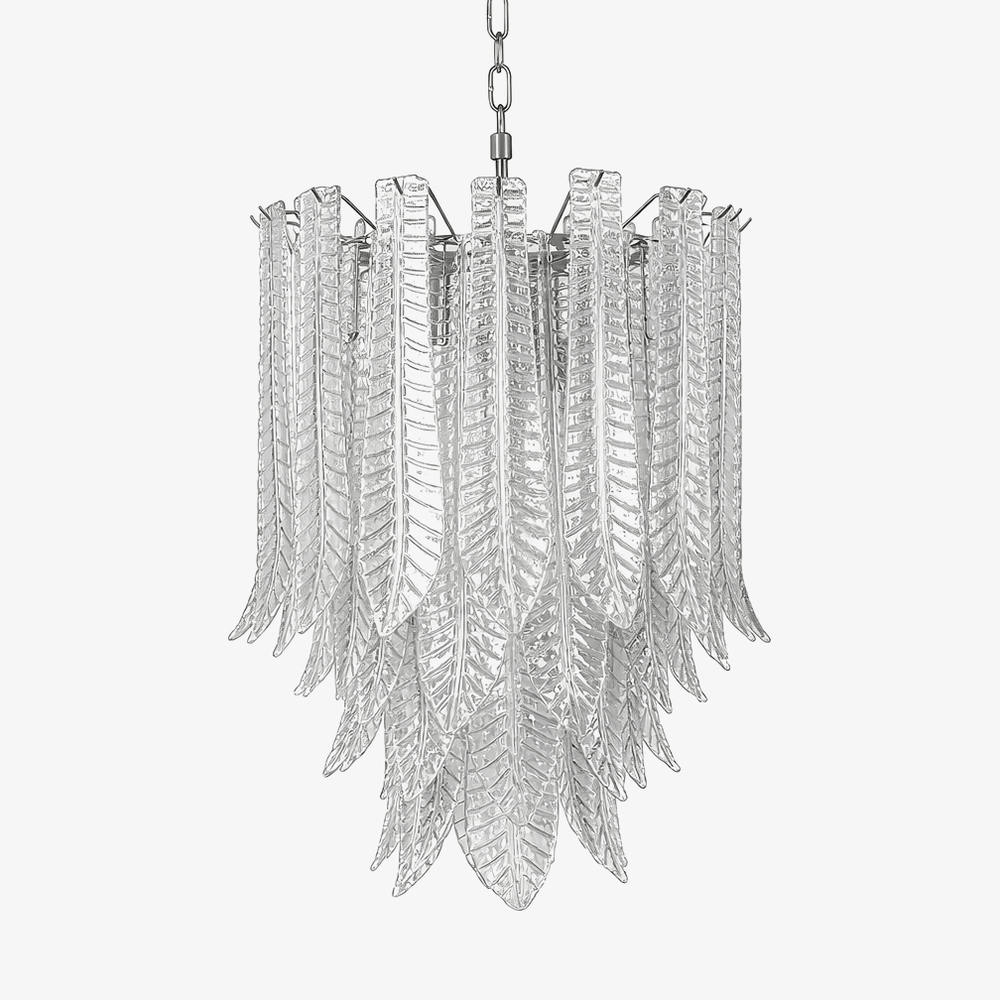 Silvae Veil Glass Chandelier