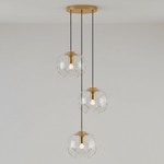 Wave Pendant Light – Modern Curved Glass Ceiling Fixture