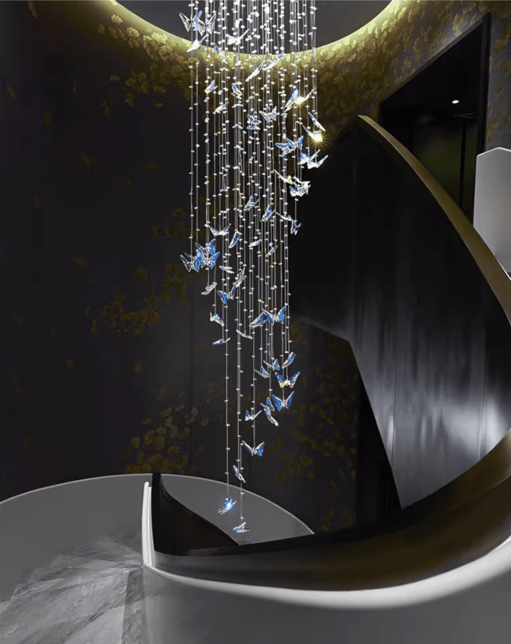 Crystalwing Butterfly Chandelier