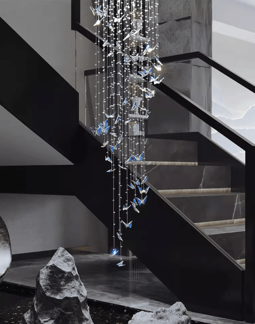 Crystalwing Butterfly Chandelier