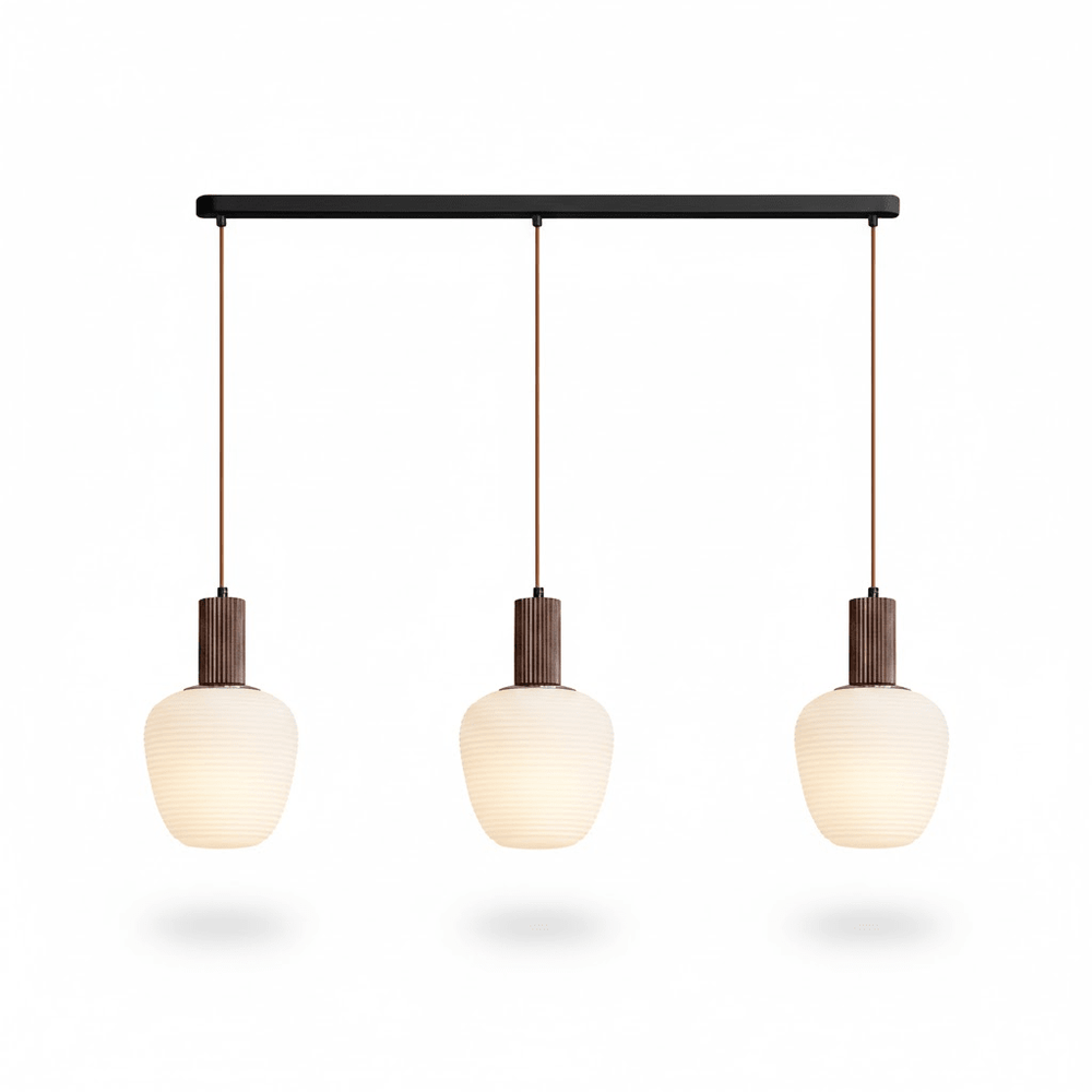 Elowen Fluted Opal Pendant Lamp