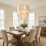 Cascara Shell Chandelier