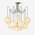 Celestara Alabaster Orb Chandelier