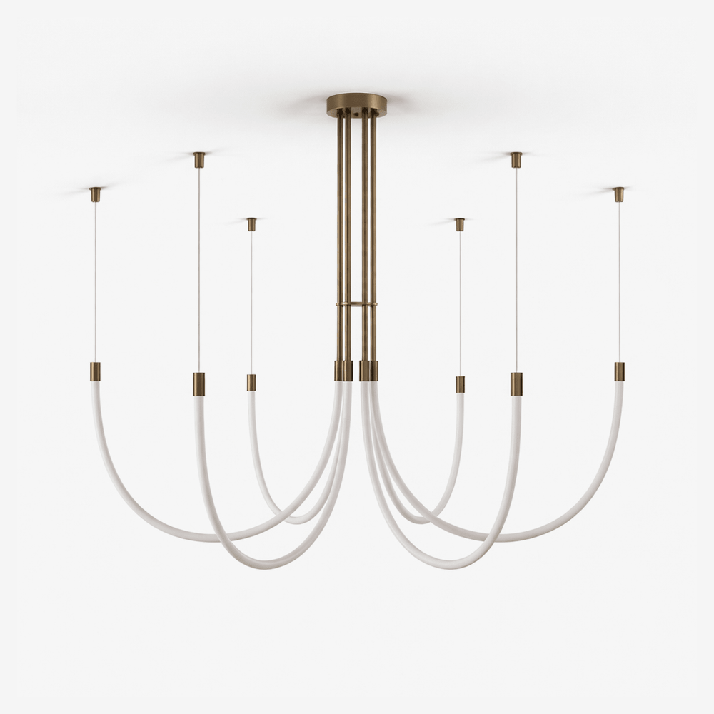 Serpentine Halo Chandelier