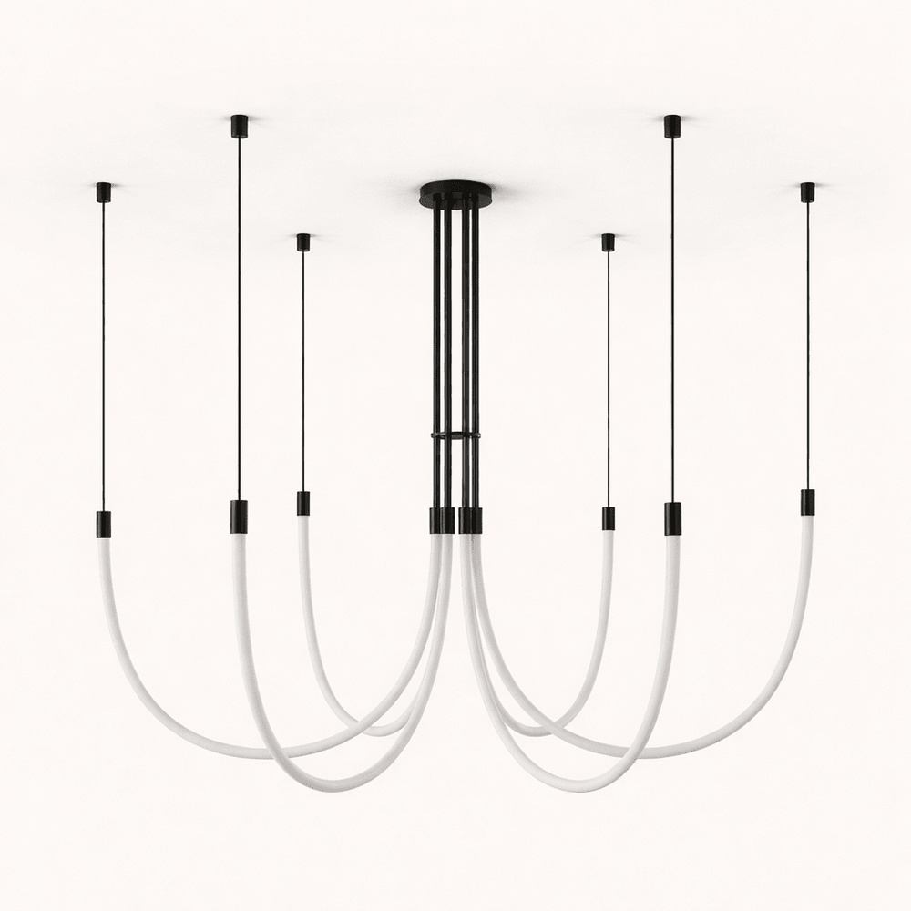 Serpentine Halo Chandelier