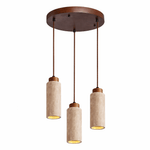 Solvara Travertine Pendant Lamp