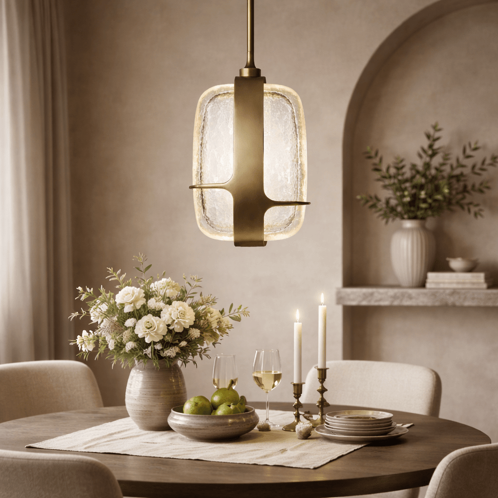 Ardin Textured Glass Pendant Lamp