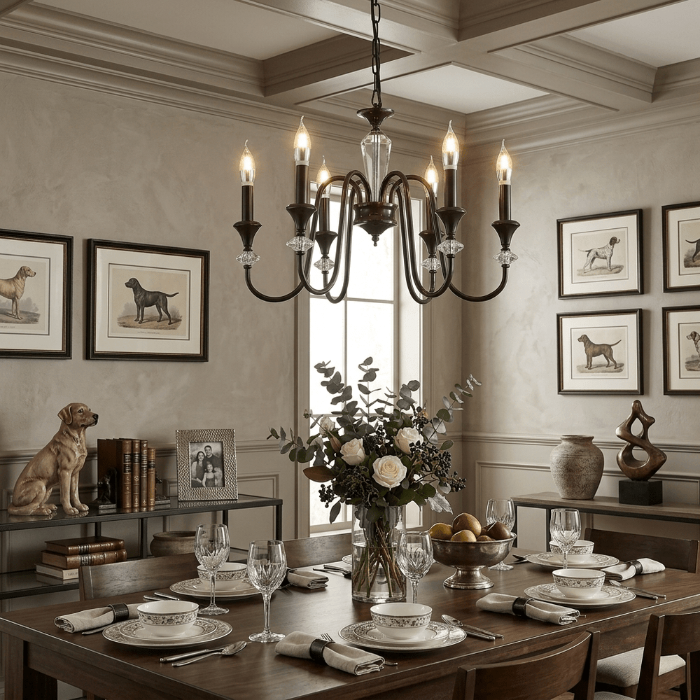 Noir Candelabra Chandelier