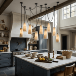 Industrial Cascade Chain Chandelier