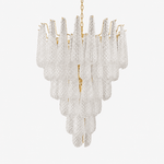 Glass Pinecone Chandelier