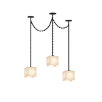 Cascade Chain Cube Chandelier