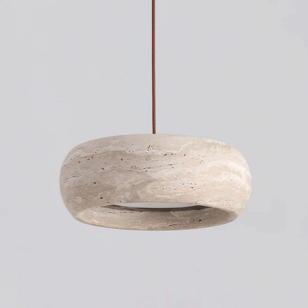 Donut Travertine Pendant Lamp