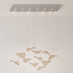 Wave Floating Leaf Chandelier