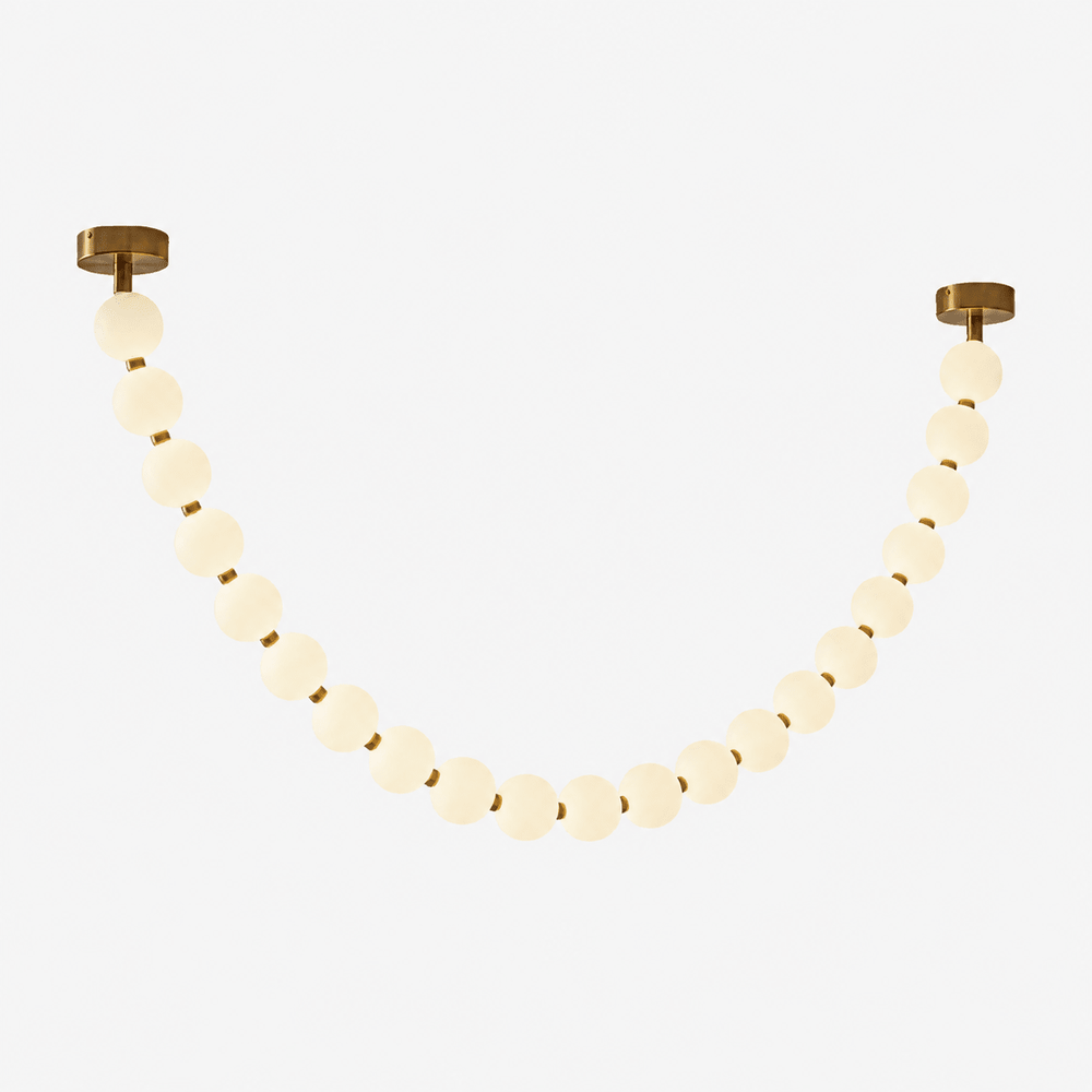 Pearl Necklace Balls Chandelier