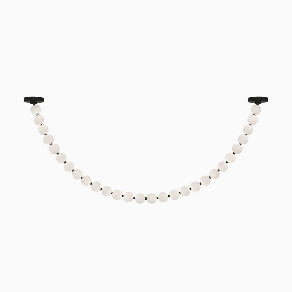 Pearl Necklace Balls Chandelier