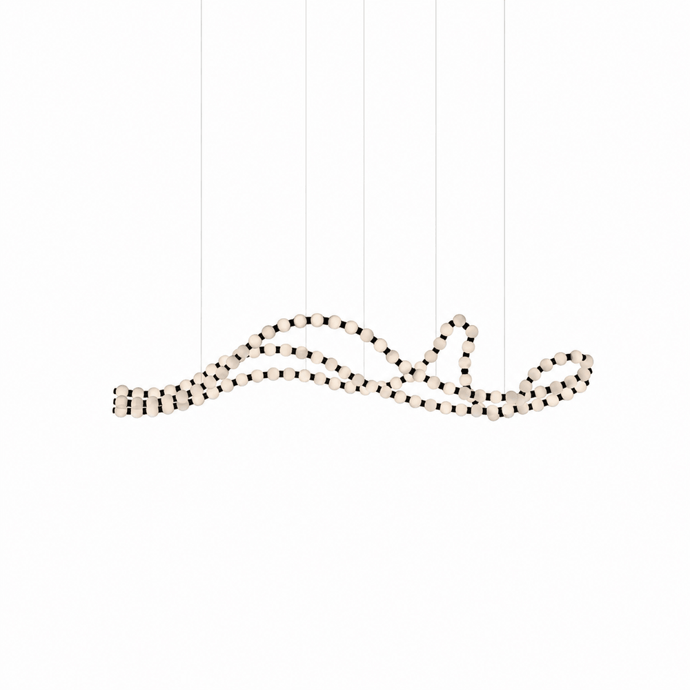 Pearl Necklace Balls Chandelier