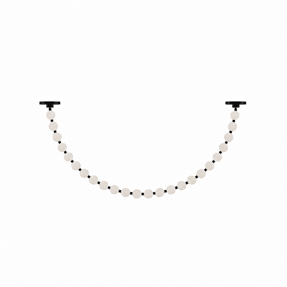 Pearl Necklace Balls Chandelier