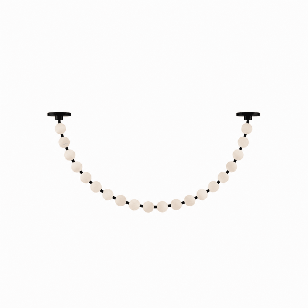 Pearl Necklace Balls Chandelier