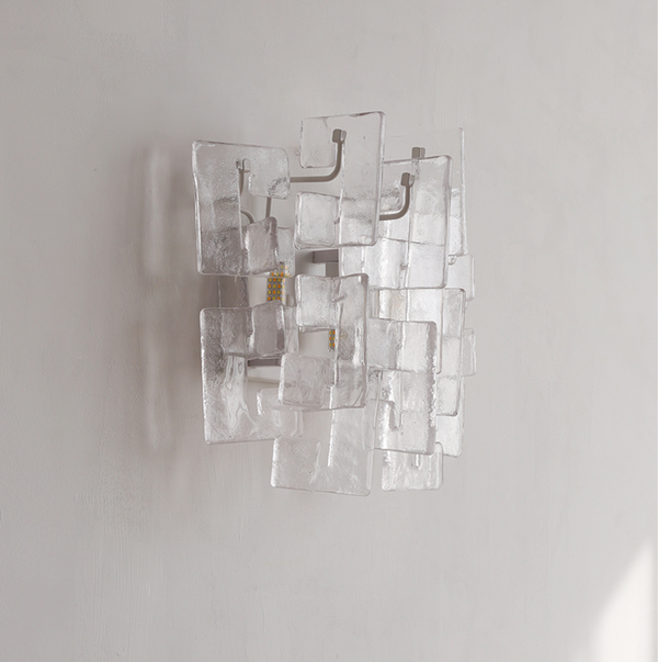 Stacked Glass Wall Sconce