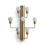 Raggiera Alabaster Globe Wall Sconce