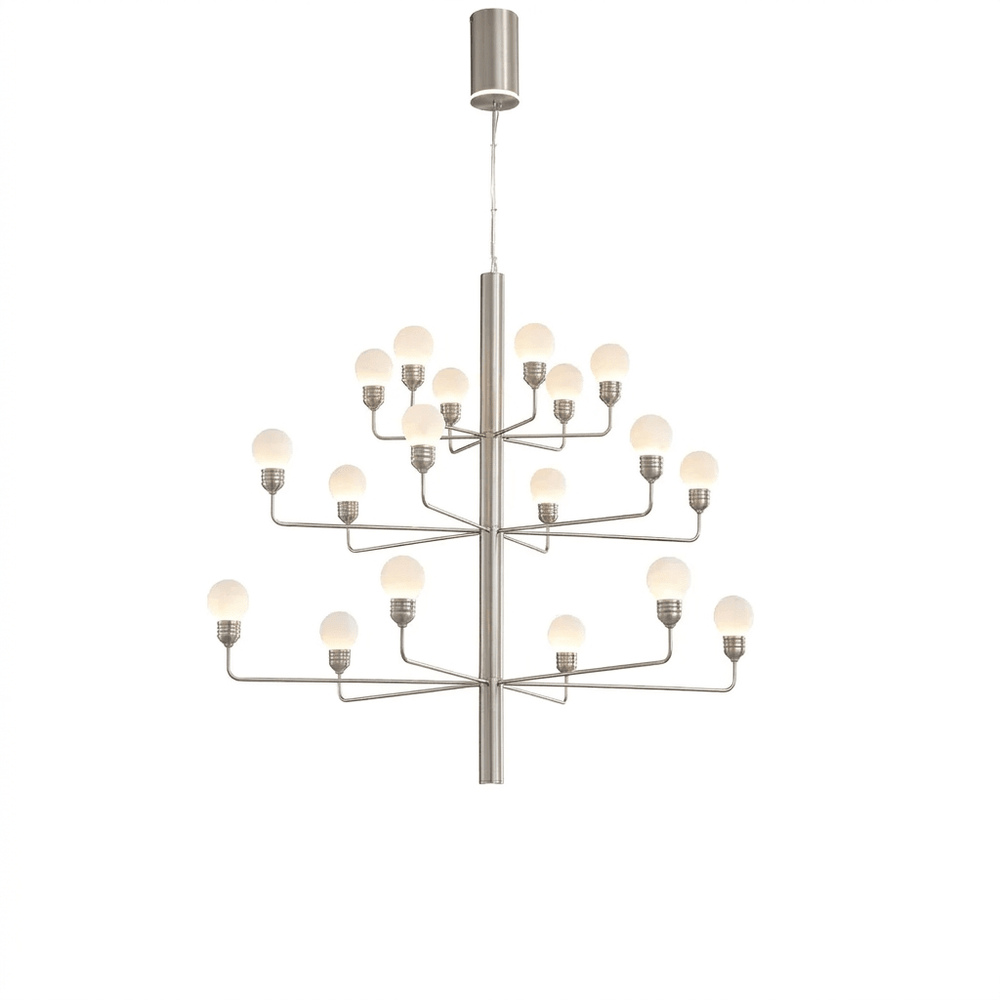 Raggiera Tiered Alabaster Globe Chandelier