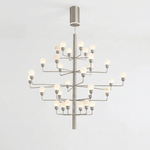 Raggiera Tiered Alabaster Globe Chandelier