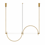 Arched Linear Led Chandelier