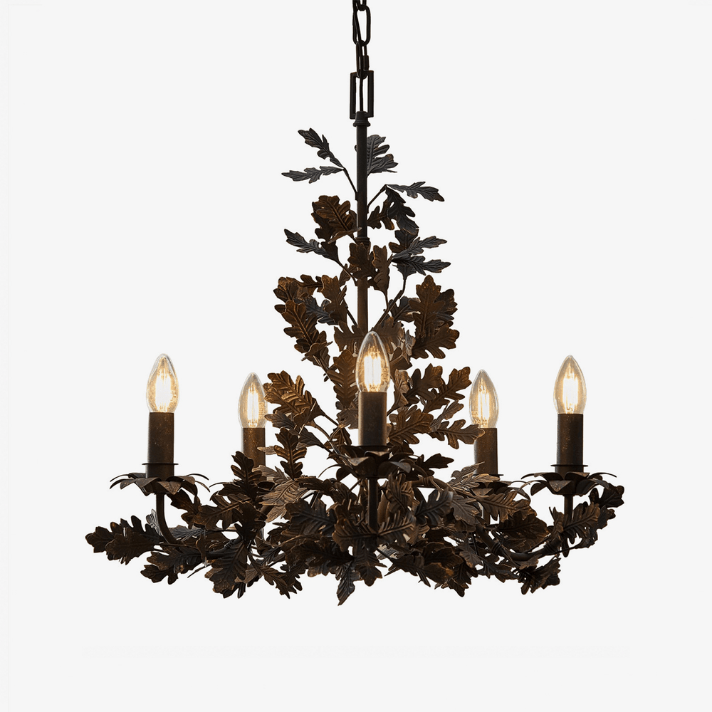 Thicket Oak Leaf Chandelier