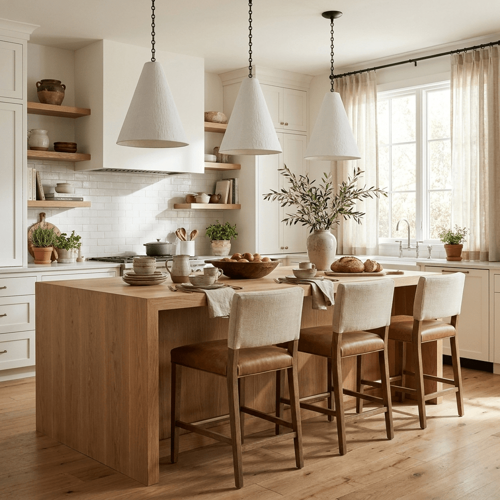 Cuspide Plaster Cone Pendant Light