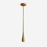 Elongated Teardrop Pendant Light