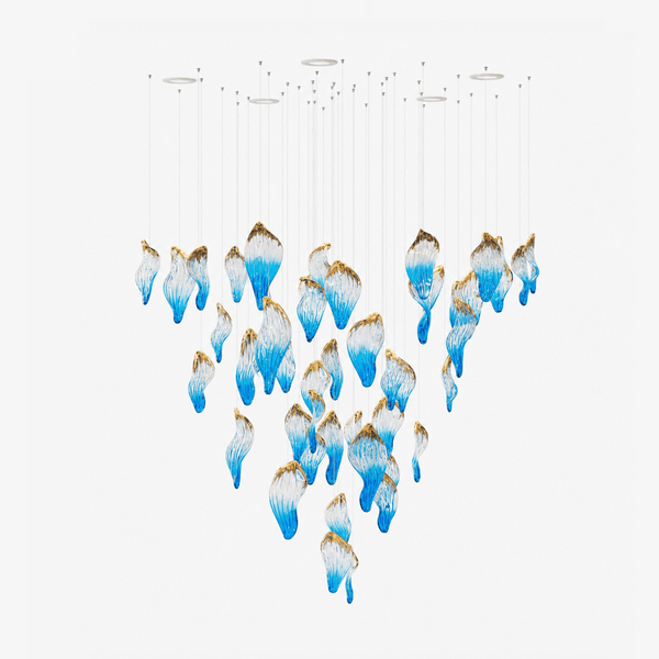 Ocean Drift Blown Glass Customize Chandelier